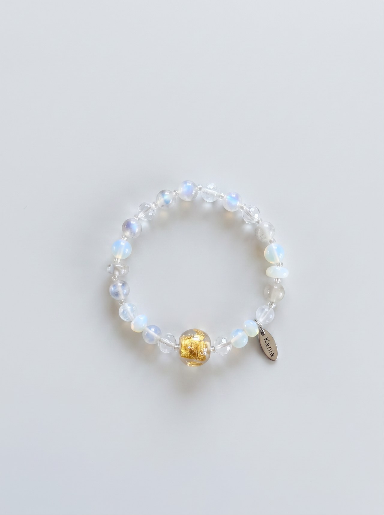Bransoletka „Luna” — Sodalit, onyks